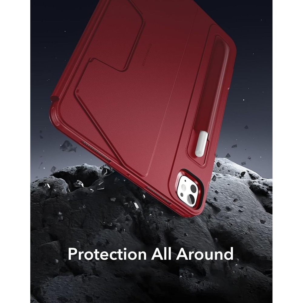 iPad Pro 13" 2025 2024 ESR Shift Series Case Red Rotating Magnetic - Picture 14 of 14